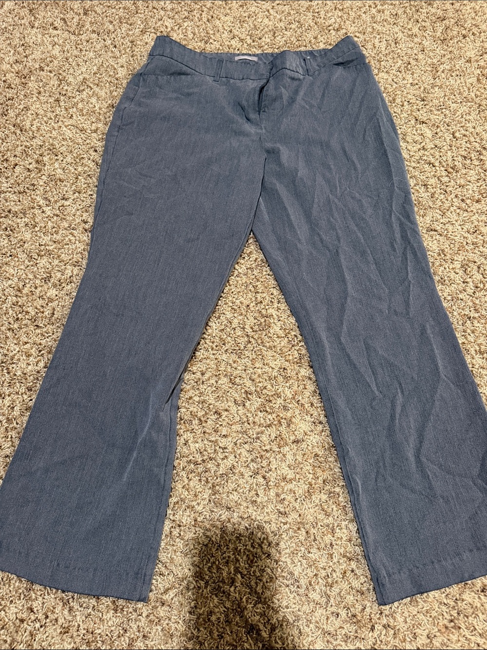 Maurices Women's Gray Straight Leg Pants